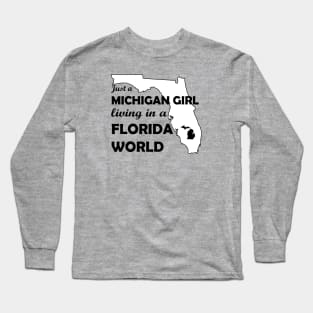 Michigan Girl Long Sleeve T-Shirt